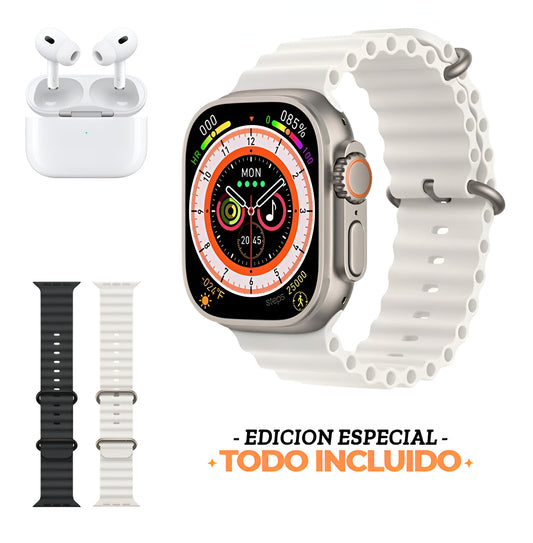 SmartWatch Ultra Pro con 2 correas + AirPds 2ª gen